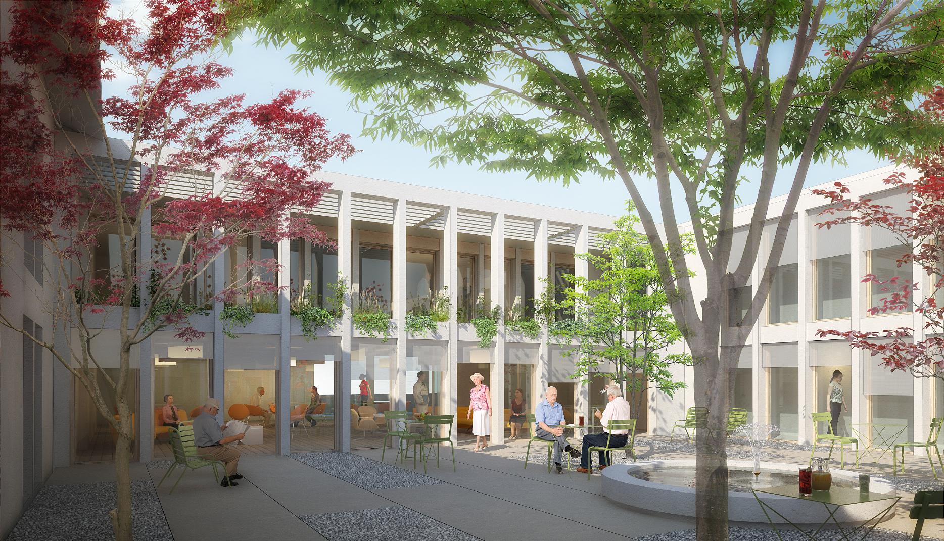 Réhabilitation et extension de l'EHPAD de Mugron — vue 2